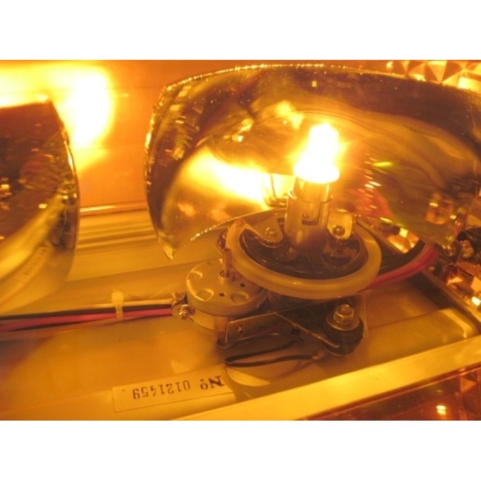 Rampa luminoasa girofar cu rotoare